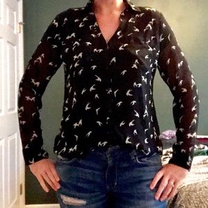 Express portofino bird shirt